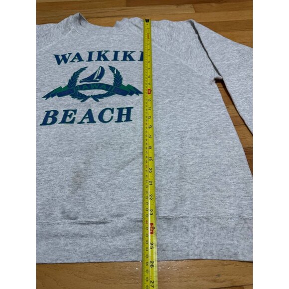 Vintage Hanes Sweatshirts Lot of 2 Waikiki Beach & Holiday XL USA - Picture 7 of 16